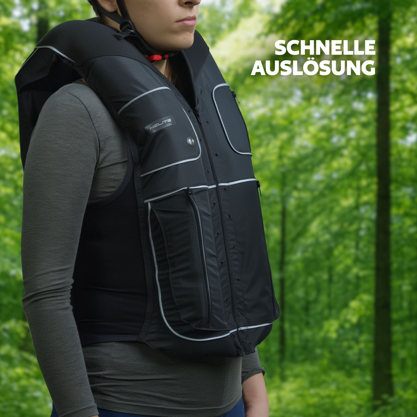 Helite B'Safe Airbagweste für Fahrradfahrer