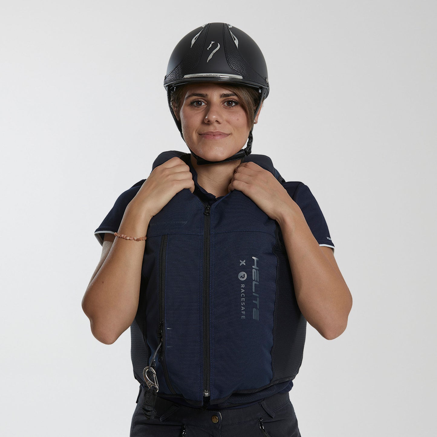 Helite Hybrid-Air Airbagweste für Reiter