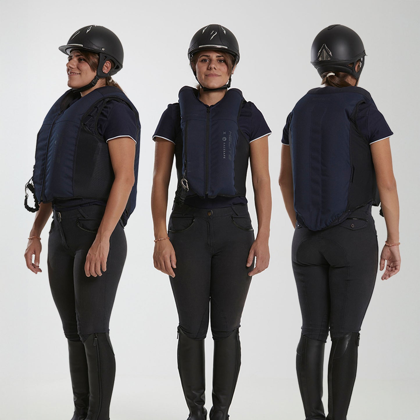 Helite Hybrid-Air Airbagweste für Reiter