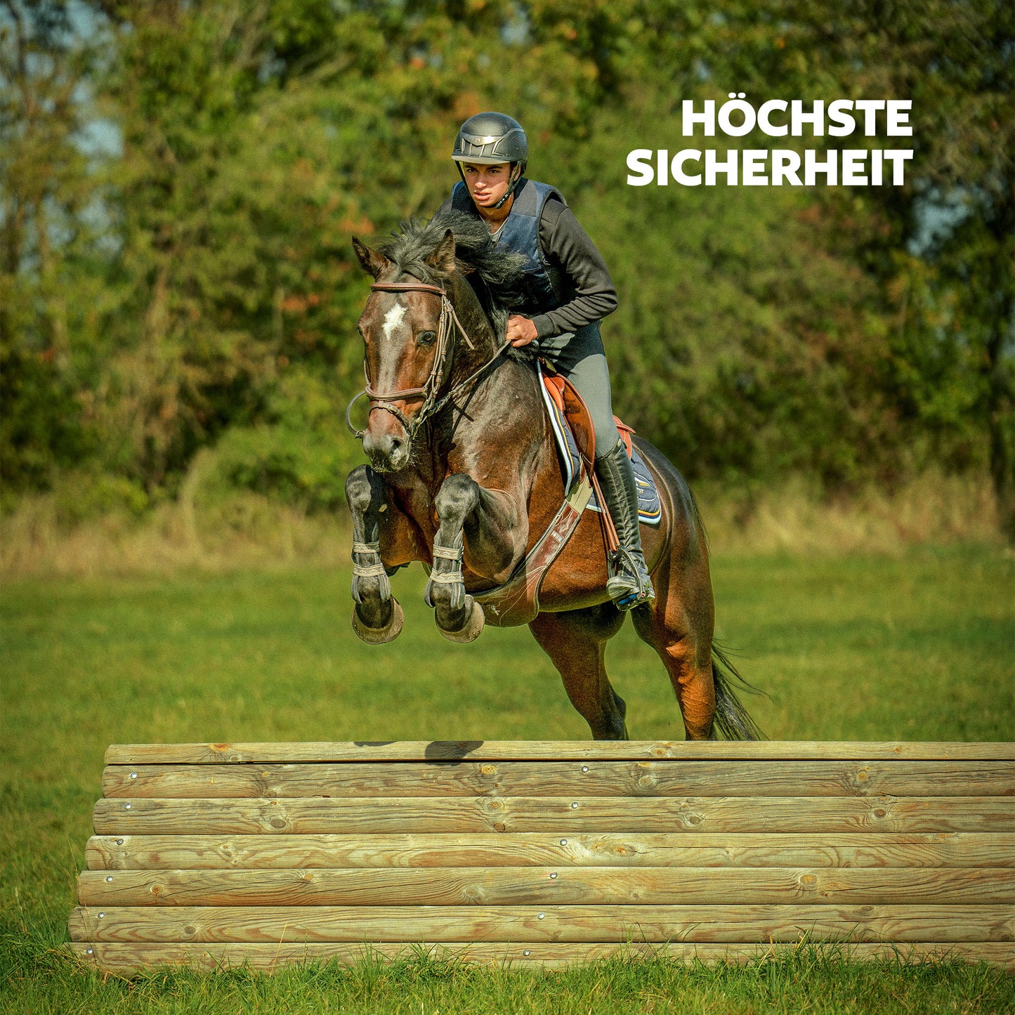 Helite Hybrid-Air Airbagweste für Reiter