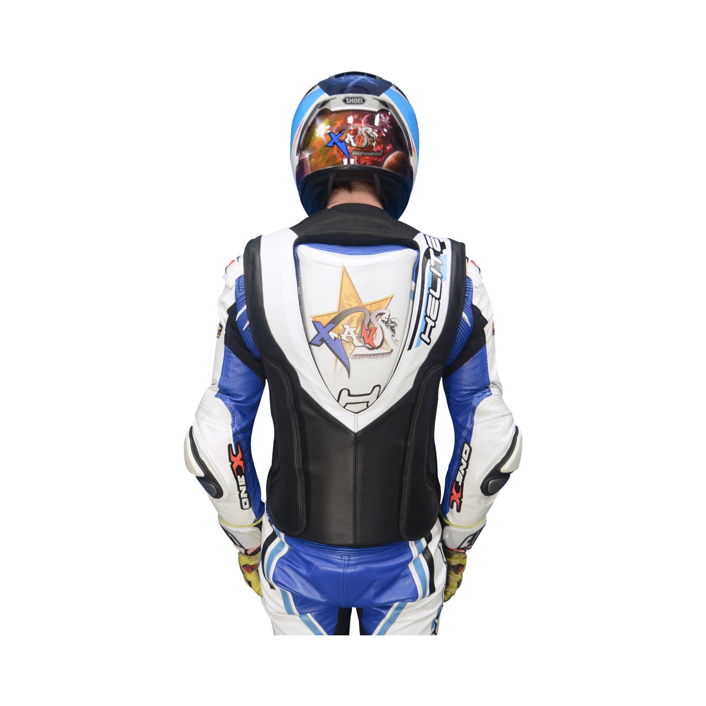 Helite GP-AIR 2.0 Racing Airbagweste aus Leder mit Reißleine