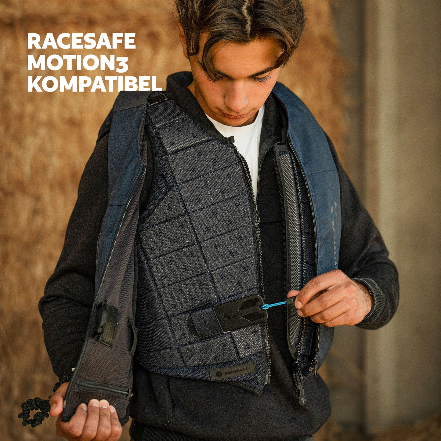 Helite Hybrid-Air Airbagweste für Reiter