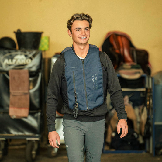 Helite Hybrid-Air Airbagweste für Reiter