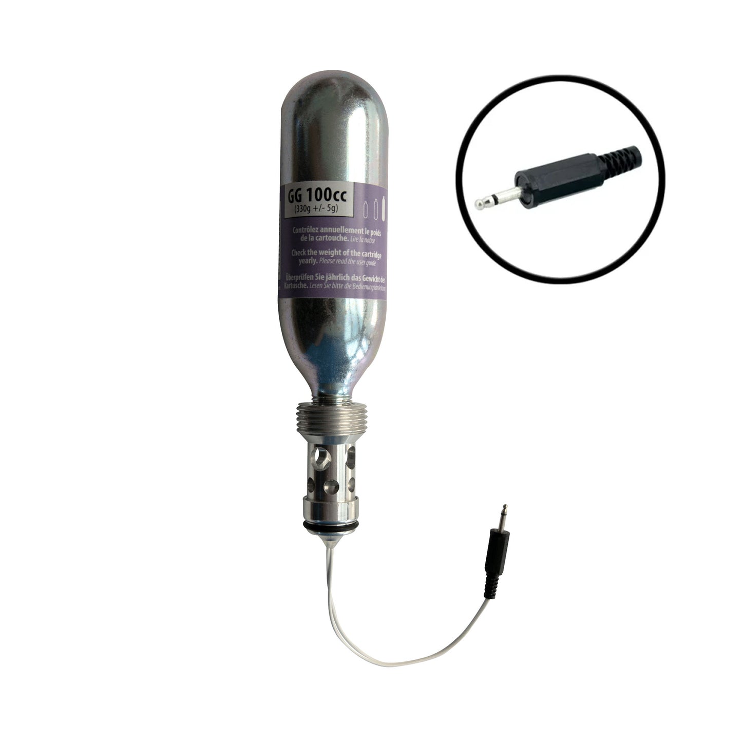 Helite Ersatzkartusche 1.0 für elektronische Systeme mit Klinken Stecker (alt)